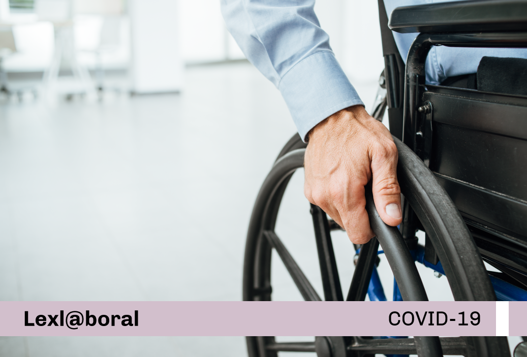 Establecen disposiciones de prevención y protección laboral para las personas con discapacidad durante la emergencia sanitaria