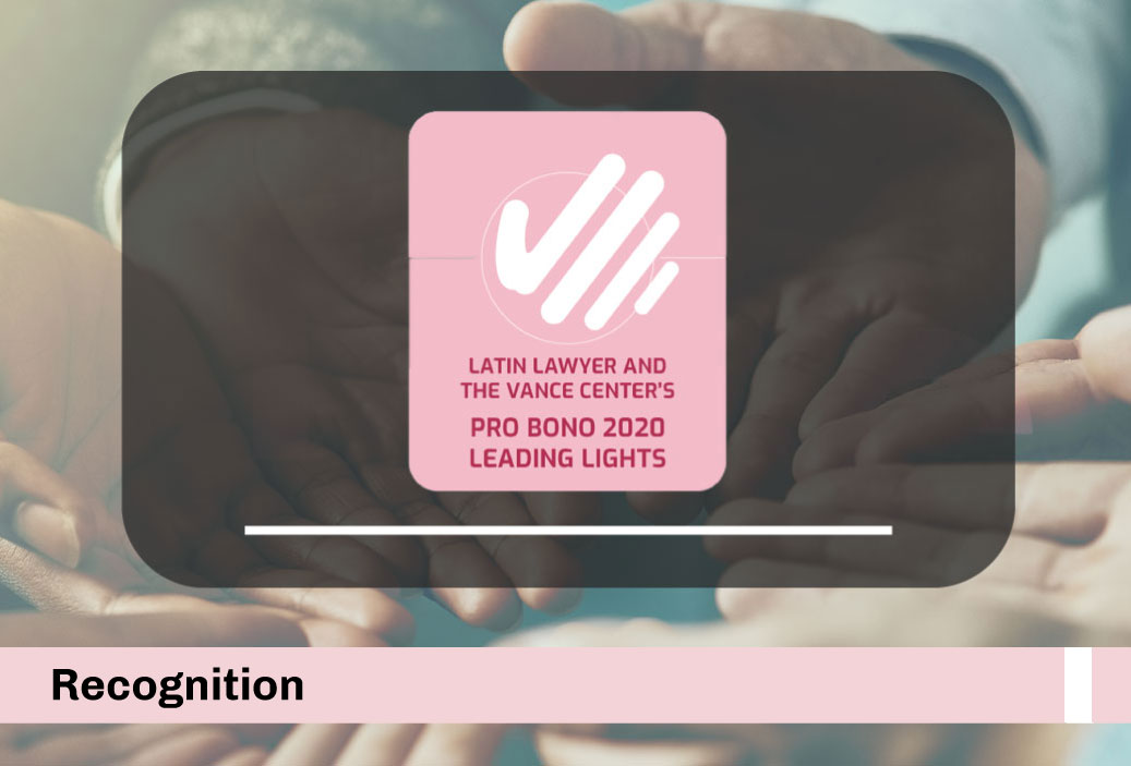 Payet, Rey, Cauvi, Pérez Abogados recognized as a Leading Lights 2020 firm by Latin Lawyer and the Vance Center