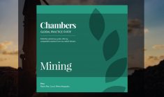 José Cúneo, Ángel Chávez y Alexandra Pázzara collaborated on the Chambers Global Practice Guide 2019: «Mining»