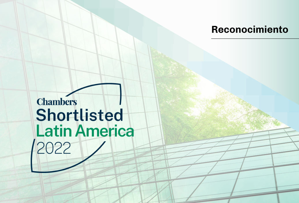 Somos la única firma de abogados del Perú nominada como «Environment and Sustainability: Outstanding Firm» en los Chambers Diversity & Inclusion Awards: Latin America 2022